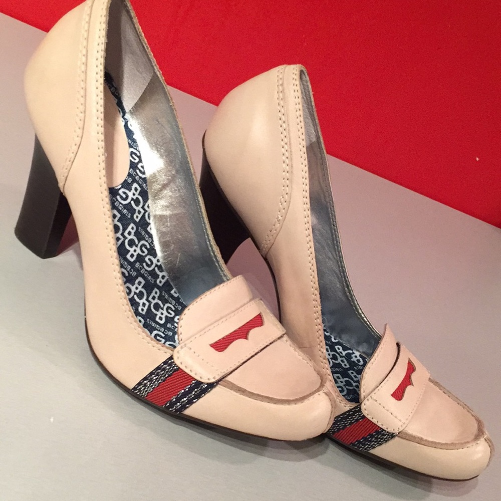 BCBGirls high heeled loafers size 9.5